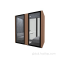 Phone Booth With Loveseat Sofa soundproof booth for office Working Pod With Sofa Factory